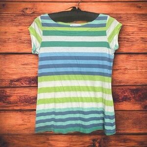 LIZ CLAIBORNE STRIPED TOP SIZE SMALL